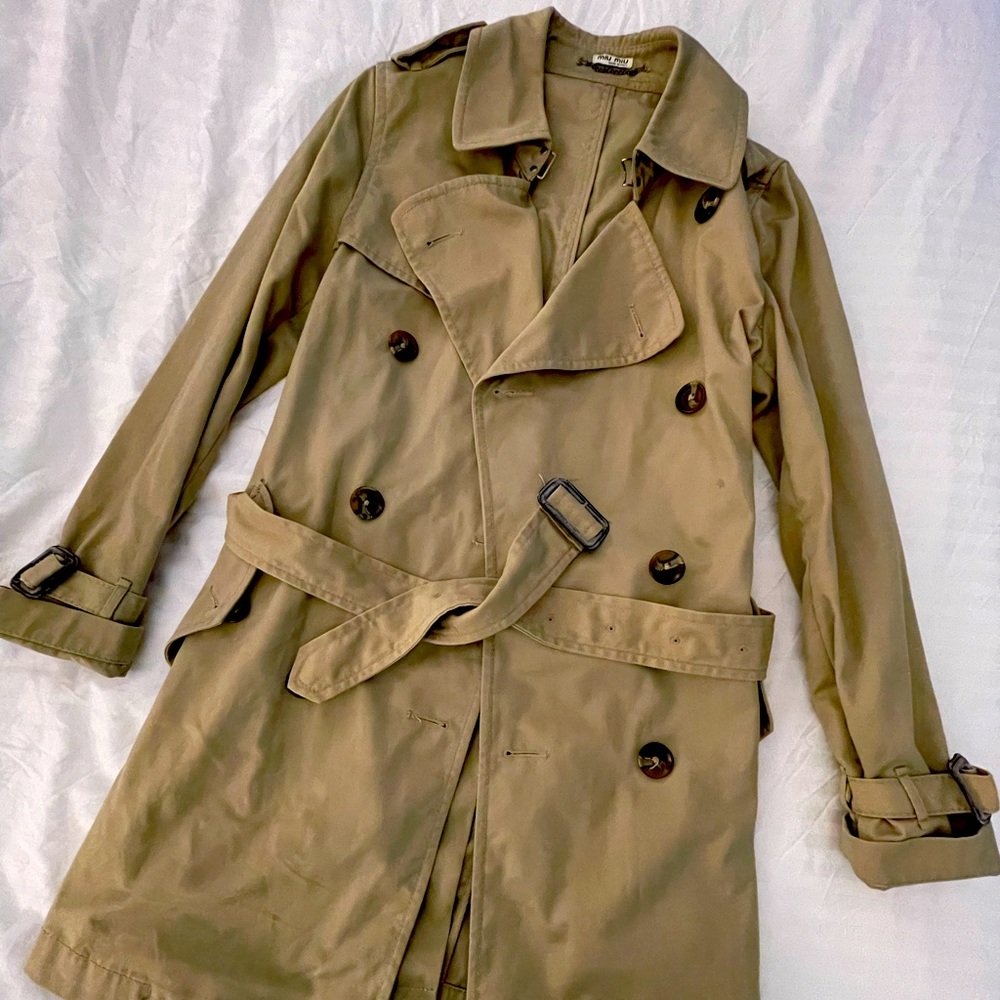 Classic Miu Miu Trench Coat